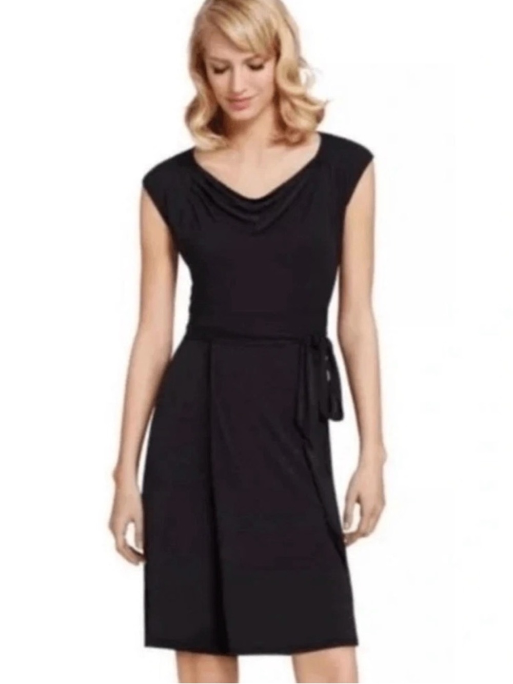 NWT Cabi Classic Black Silhouette Dress, Size M, MSRP $98